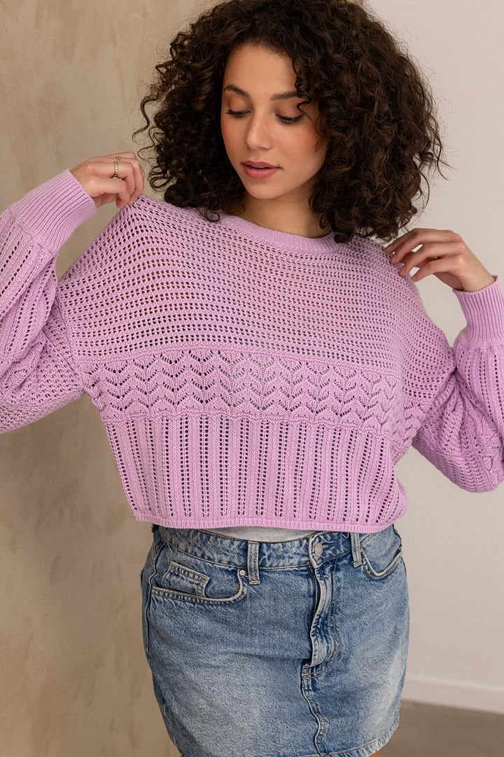 Freya Knit - Lilac
