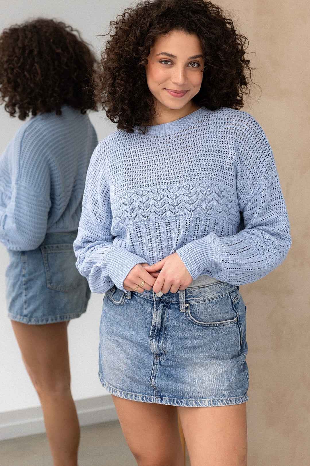 Freya Knit - Chambray