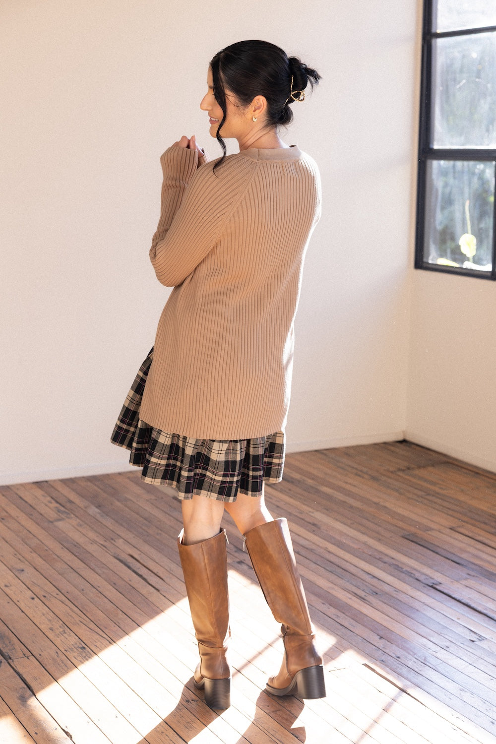Brittney Cardigan - Taupe