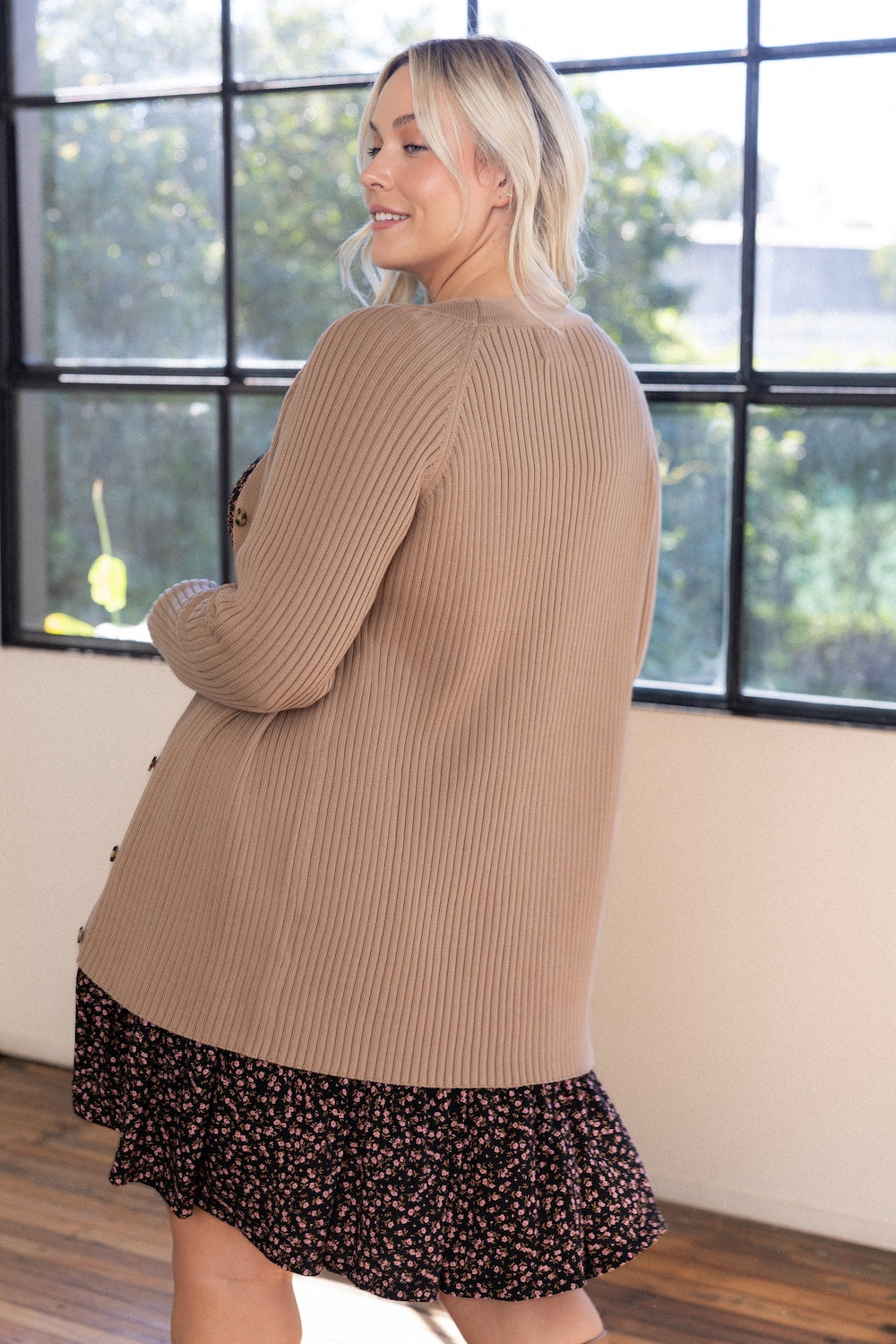 Brittney Cardigan - Taupe