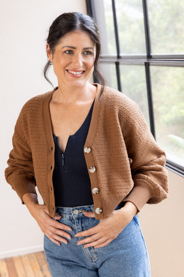 Ginny Cardigan - Pecan