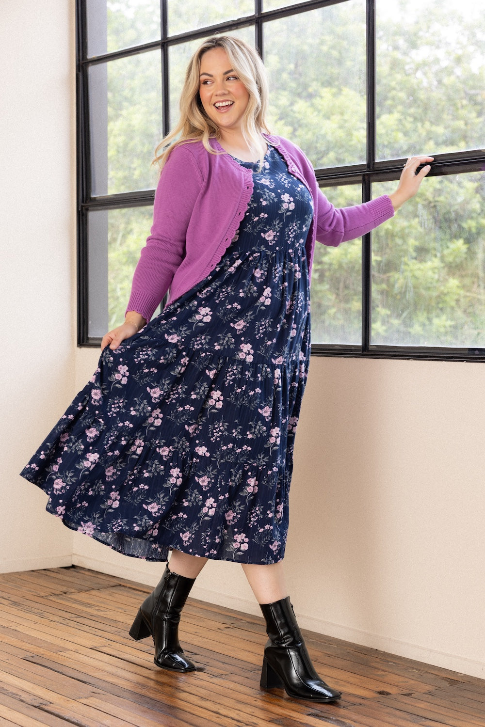 Eden Cardigan - Dahlia
