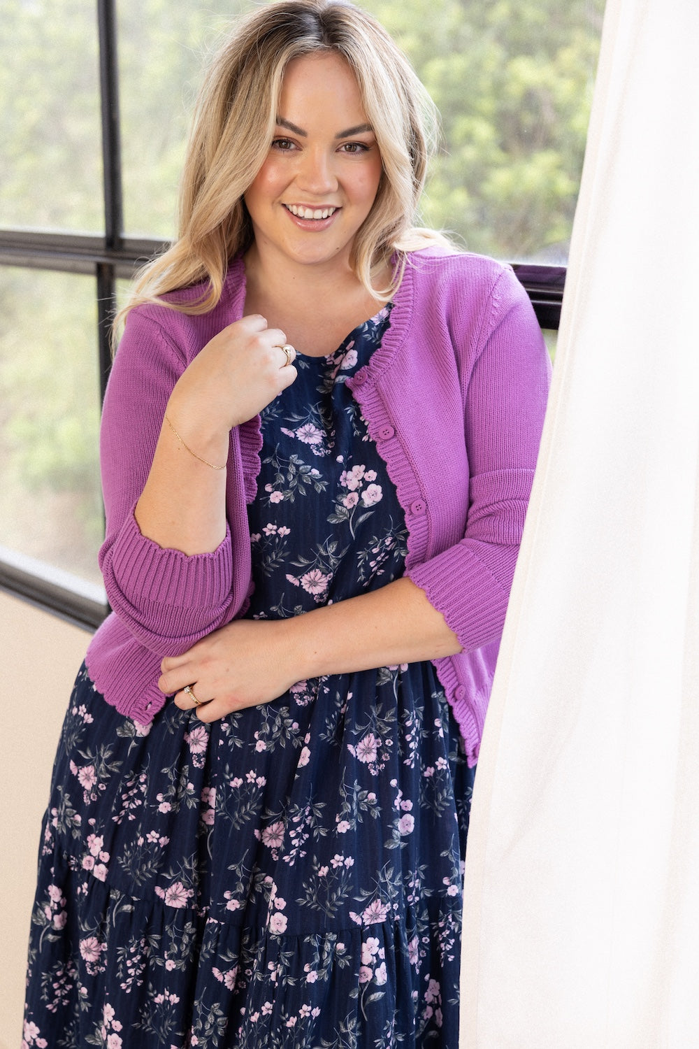 Eden Cardigan - Dahlia