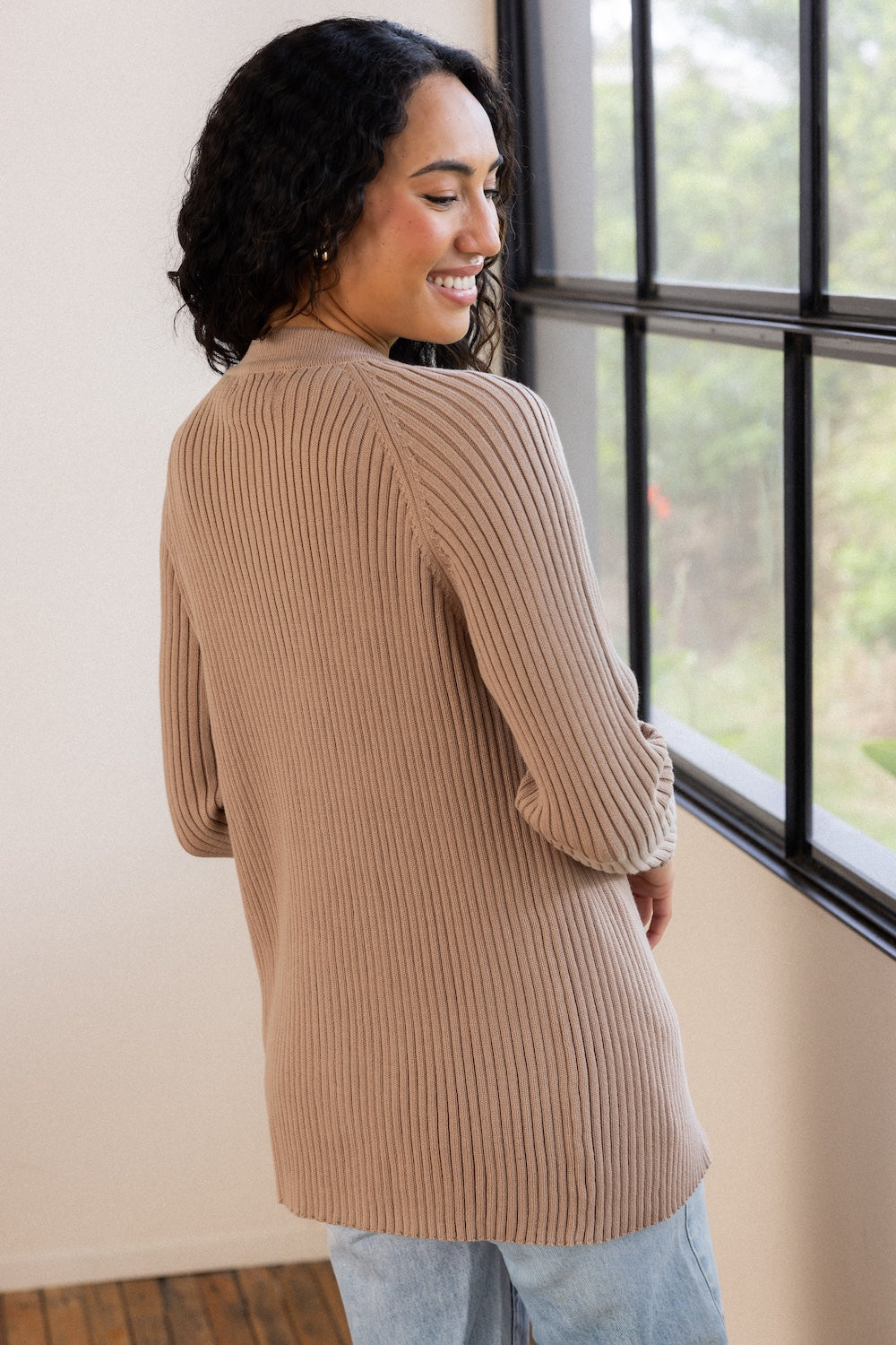 Brittney Cardigan - Taupe