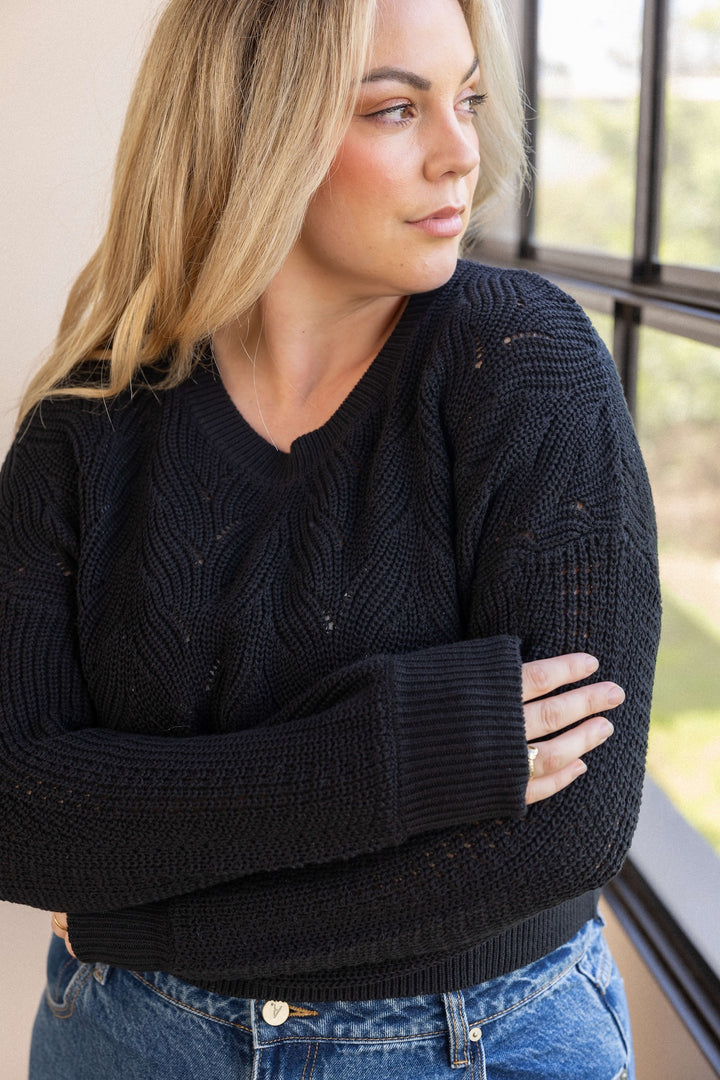 Jessa Knit - Raven