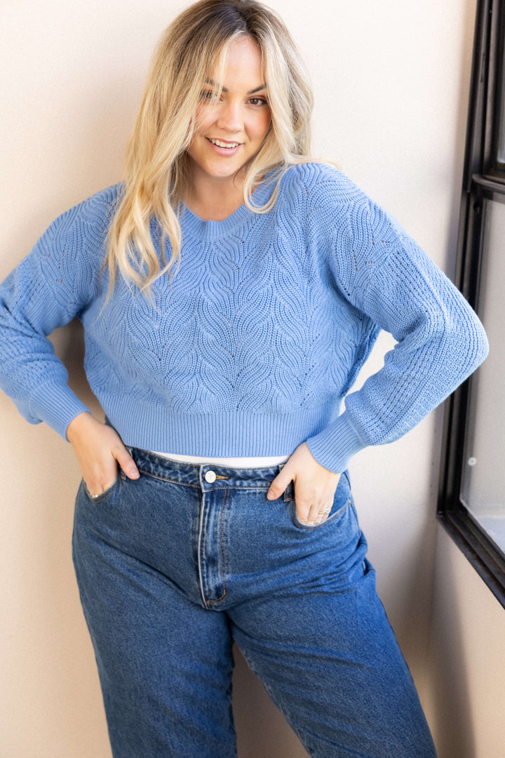 Jessa Knit - Sky