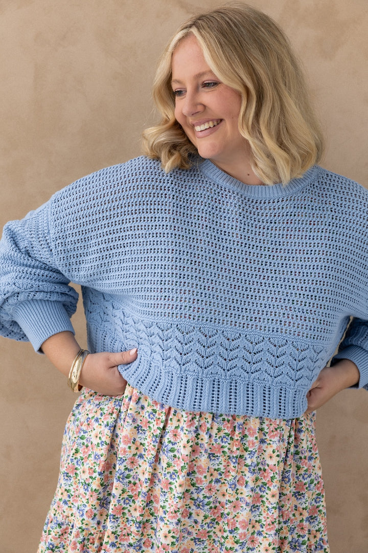 Freya Knit - Chambray