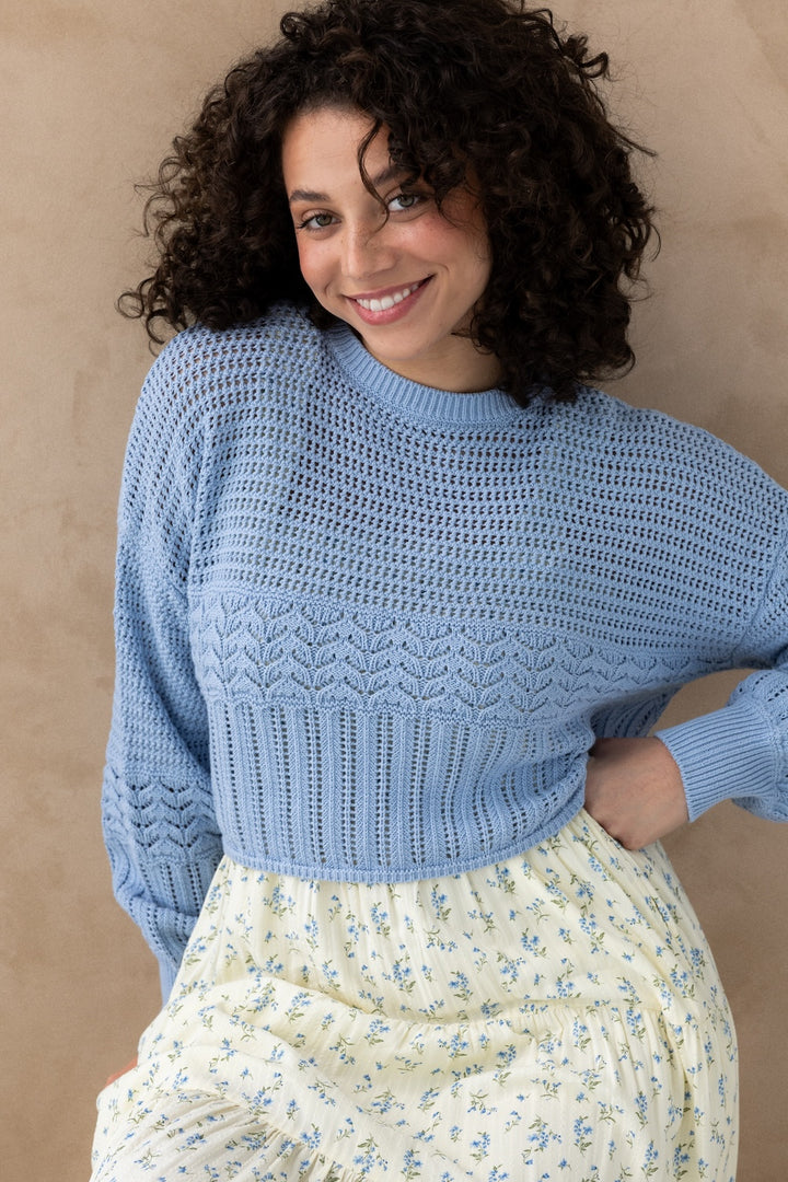 Freya Knit - Chambray