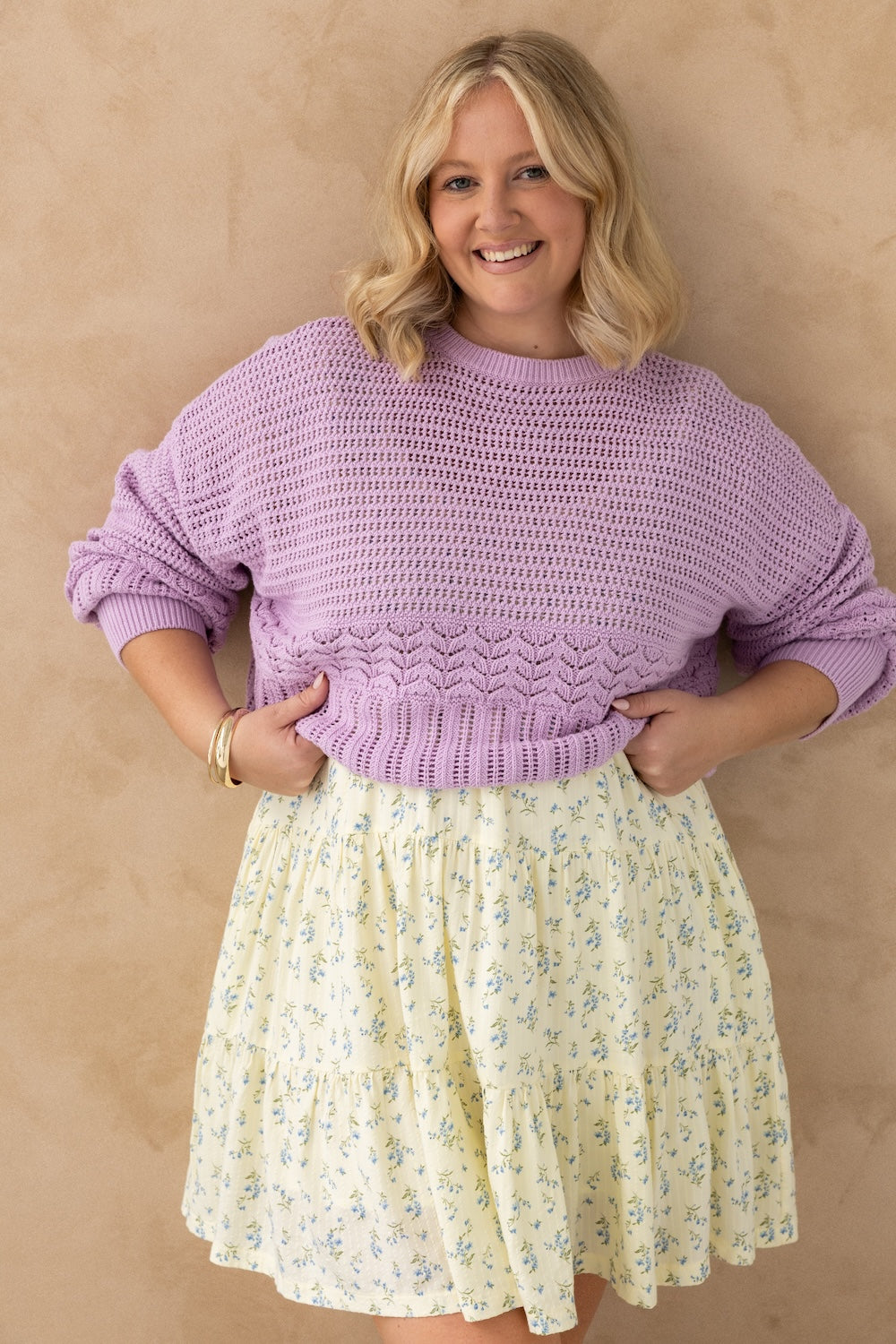 Freya Knit - Lilac