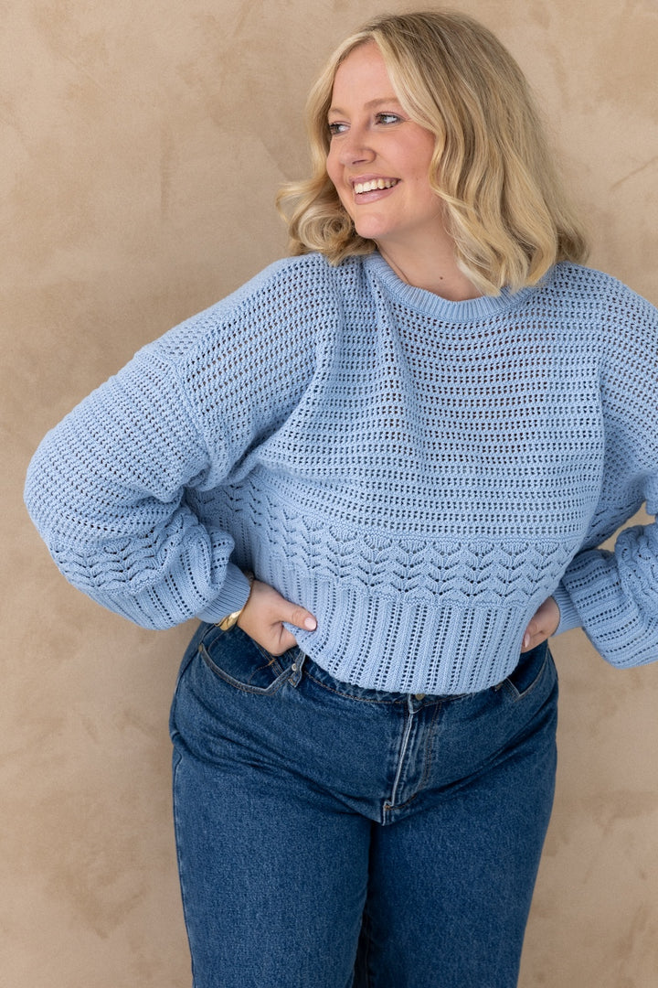 Freya Knit - Chambray