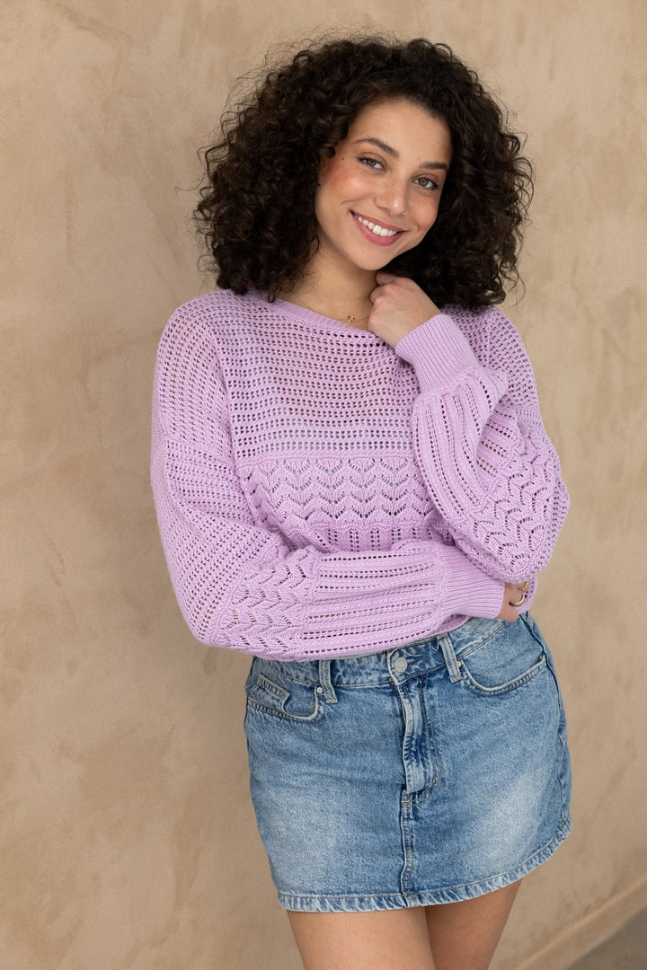 Freya Knit - Lilac