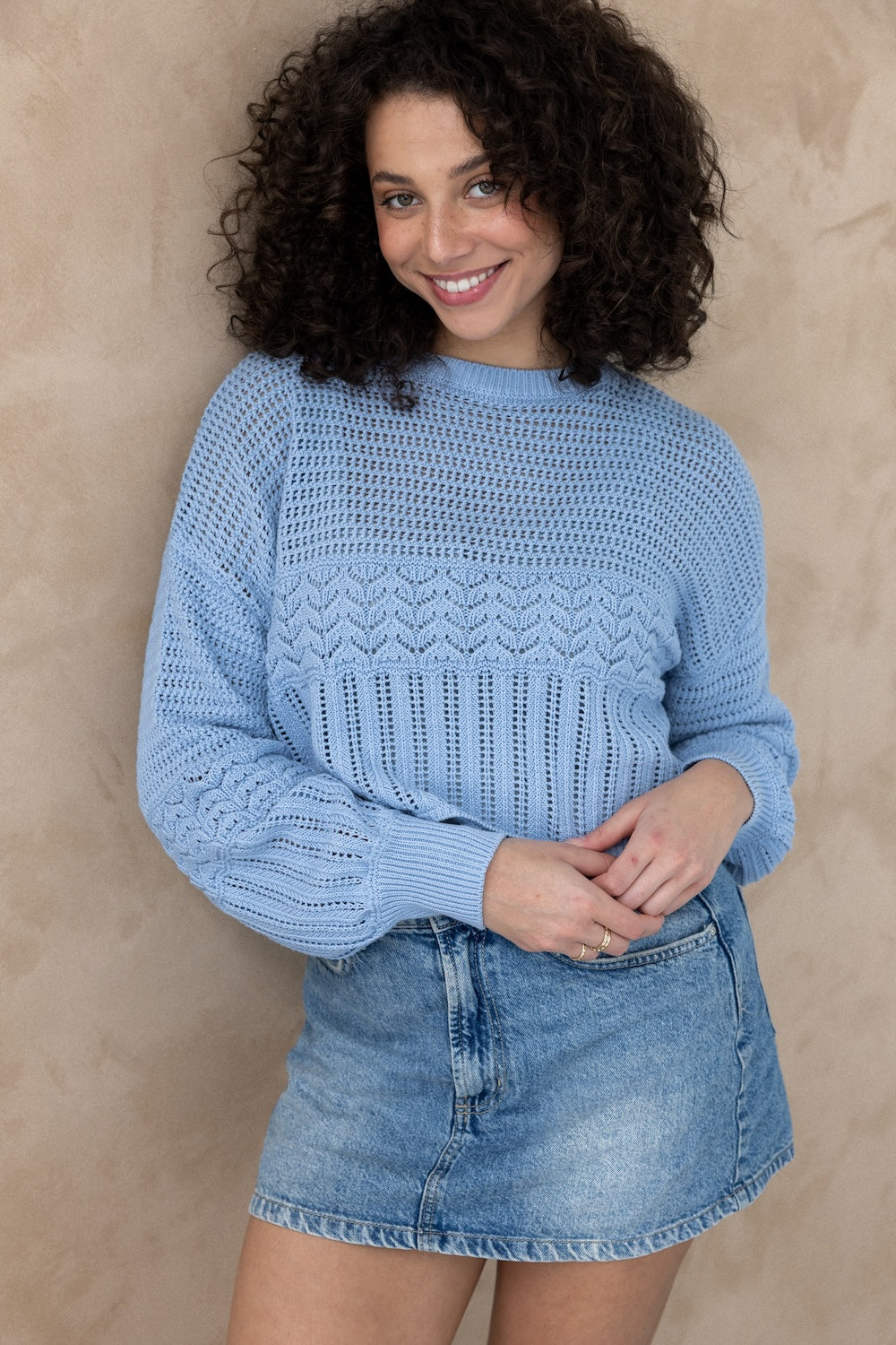 Freya Knit - Chambray