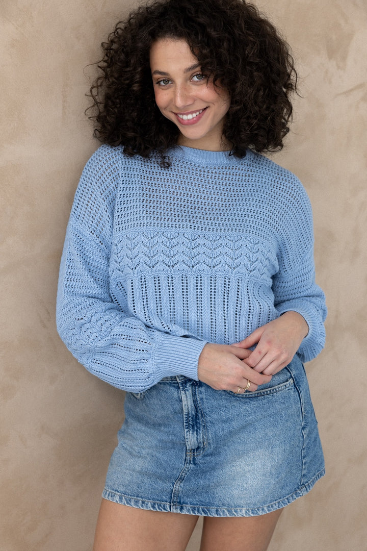 Freya Knit - Chambray