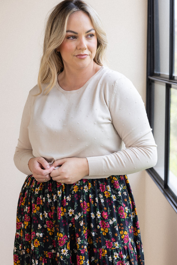 Maisy Knit - Ecru