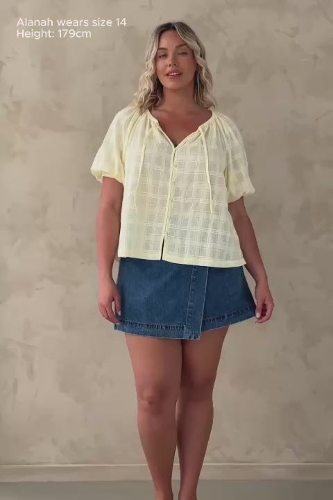 Heidi Top - Lemon