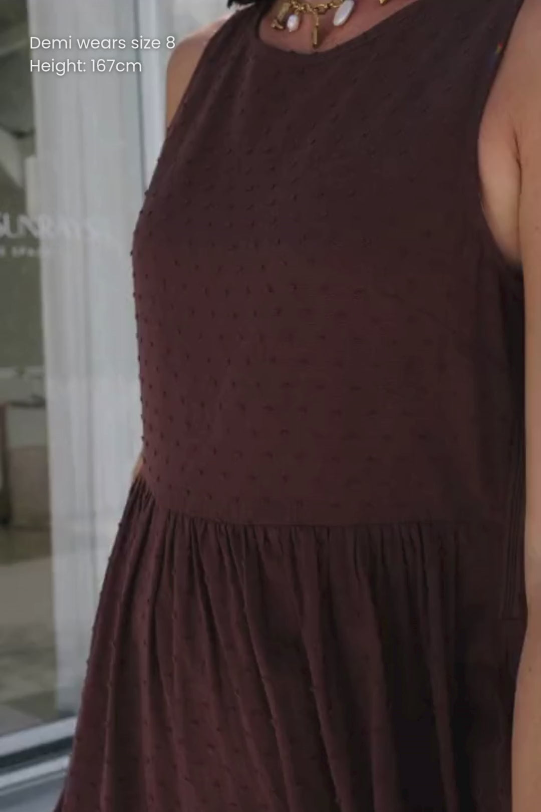 Siena Dress - Chocolate Chip