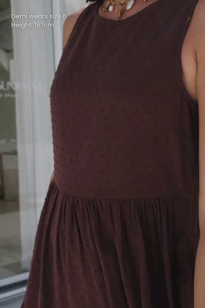 Siena Dress - Chocolate Chip
