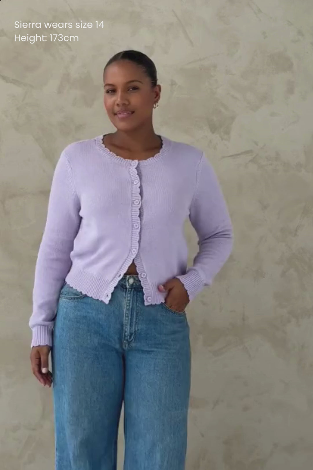 Eden Cardigan - Lilac