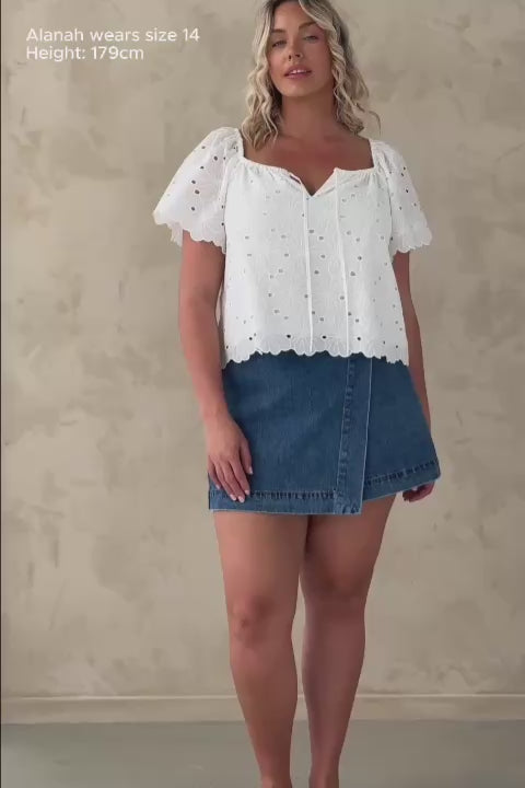 Shae Top - White