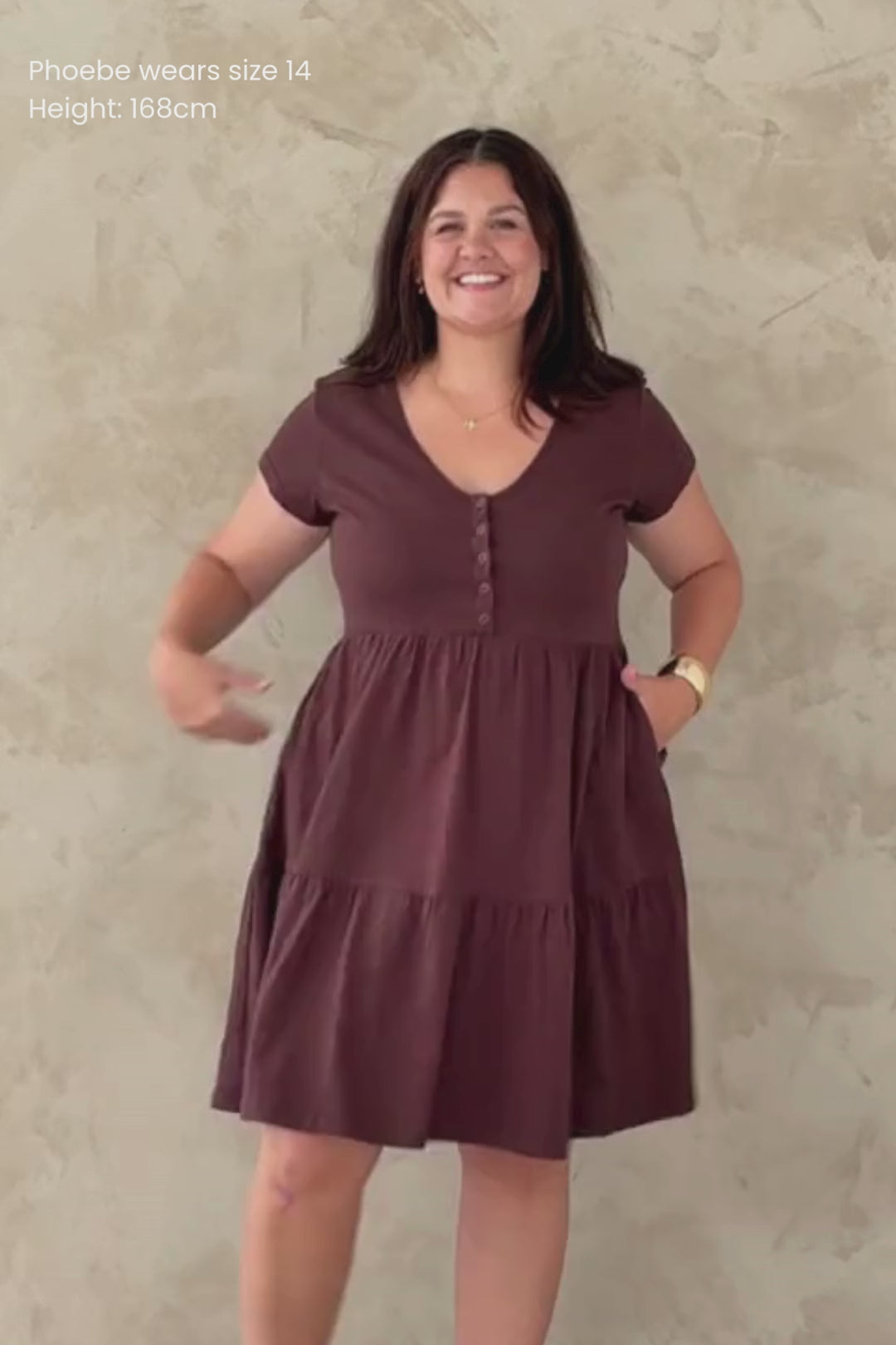 Clover Dress - Chocolate