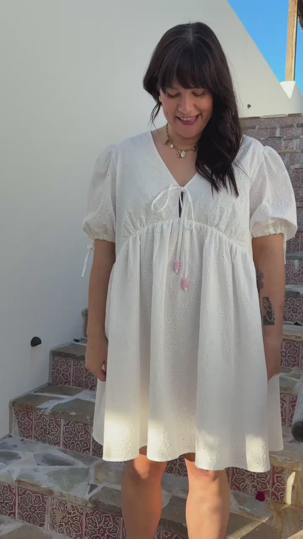 Joanie Dress - Bianco