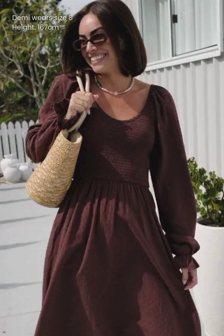 Rosie Dress - Chocolate Chip