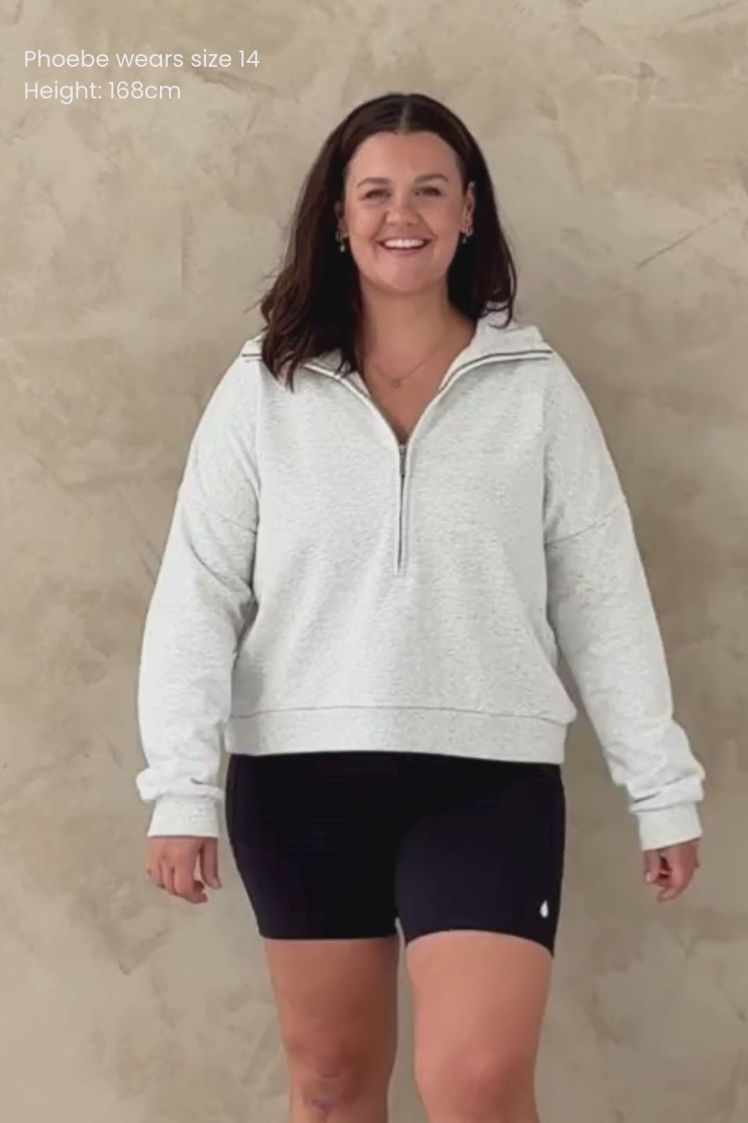 Collar Zip Sweater - Marle